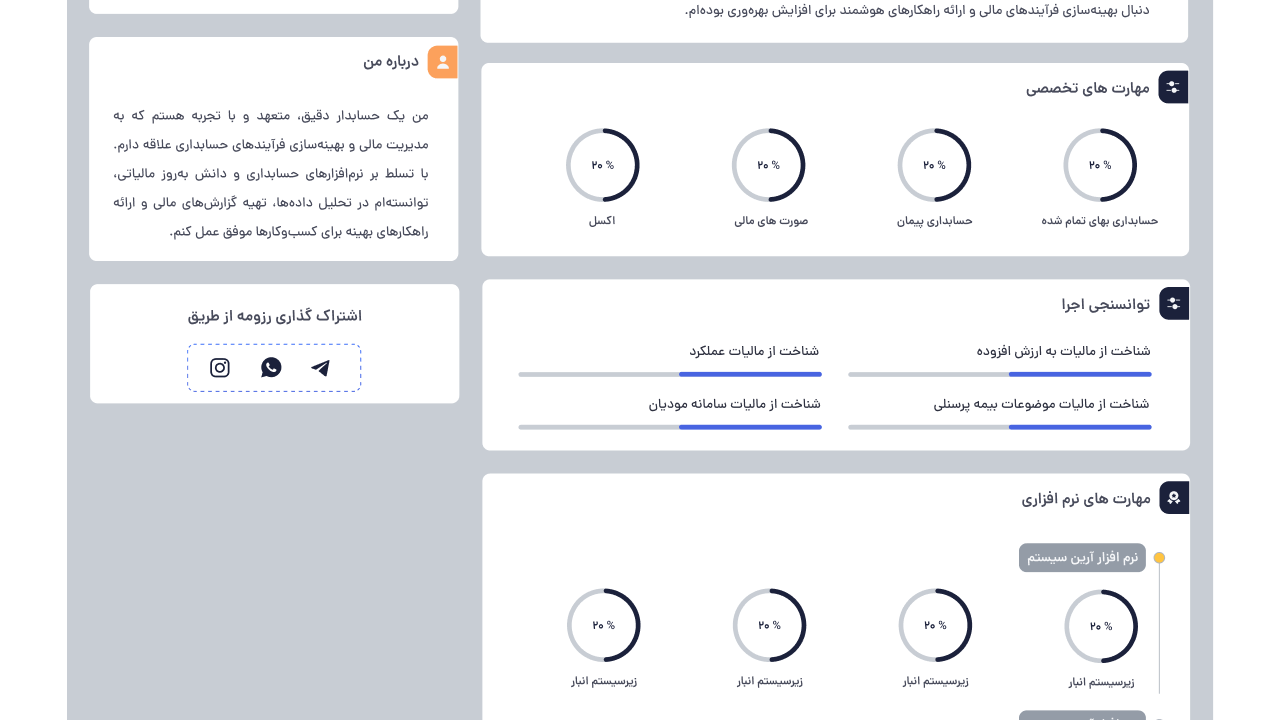 نحوه نوشتن رزومه حسابداری